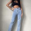 Clothing Redial | Jayden Blue Extra Long Straight Leg Jeans