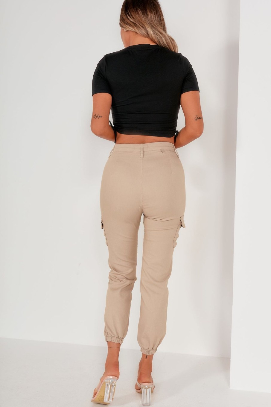 Clothing Style Wise | Myla Stone Cargo Trousers