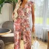 Clothing AX Paris | Ax Paris Darcy Multi Paisley Jumpsuit