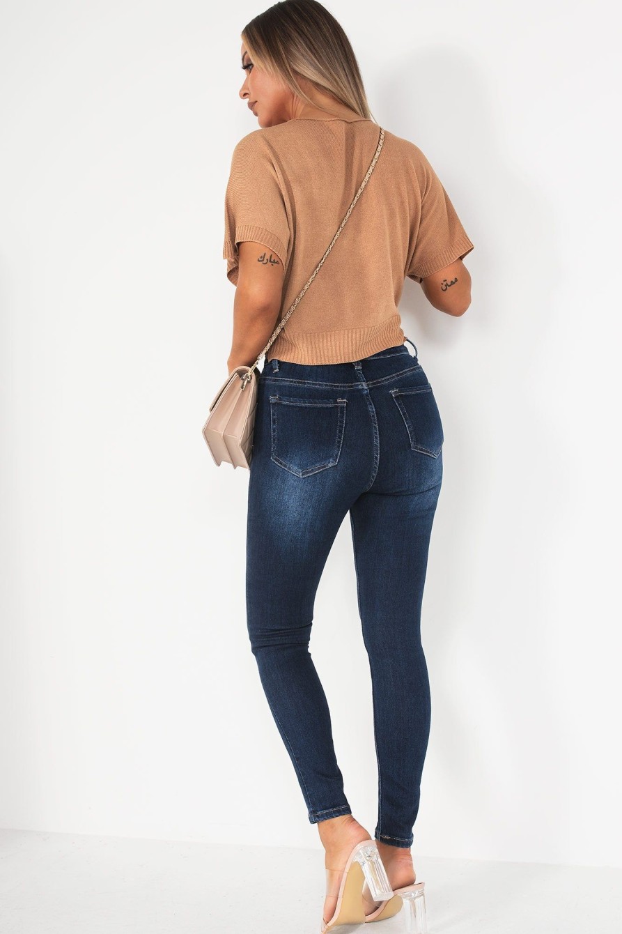 Clothing Zilene | Ester Mid Blue Skinny Jeans