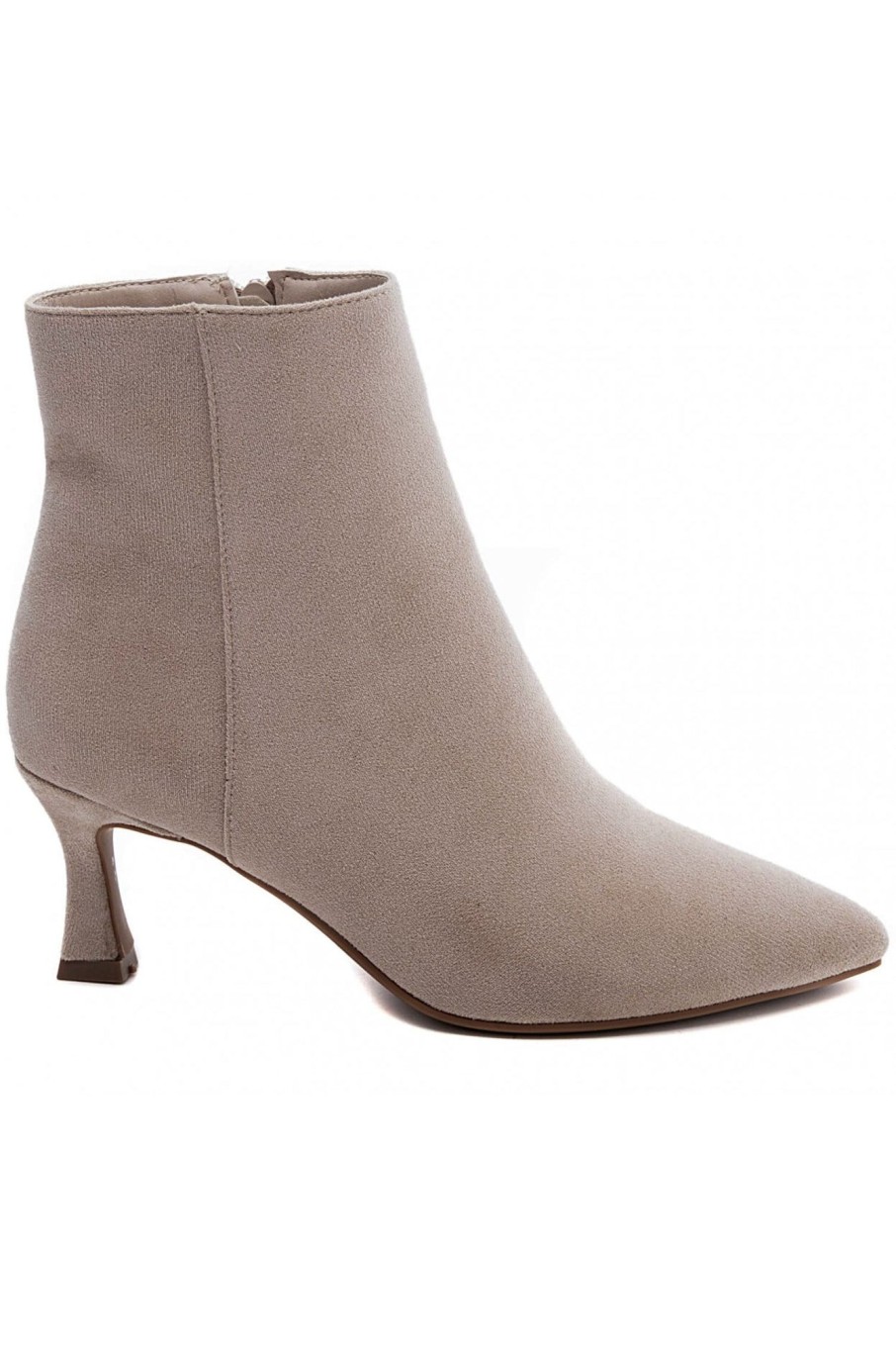 Clothing Ideal | Maliyah Stone Suedette Ankle Boots