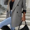 Clothing Willy Z | Wilma Grey Long Sleeve Blazer