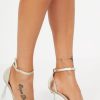 Clothing No Doubt | Radha Gold Barely There Heels