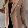 Clothing Estee Brown | Larsa Camel Button Detail Blazer