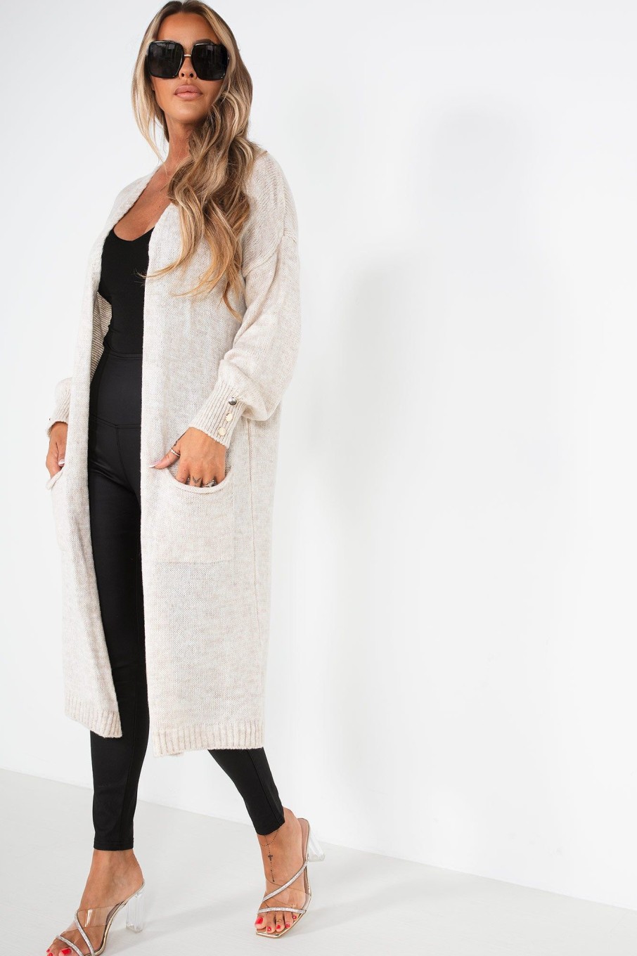 Clothing Willy Z | Elizabeth Stone Knit Cardigan