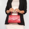 Bags Koko | Veronica Red Croc Print Grab Bag