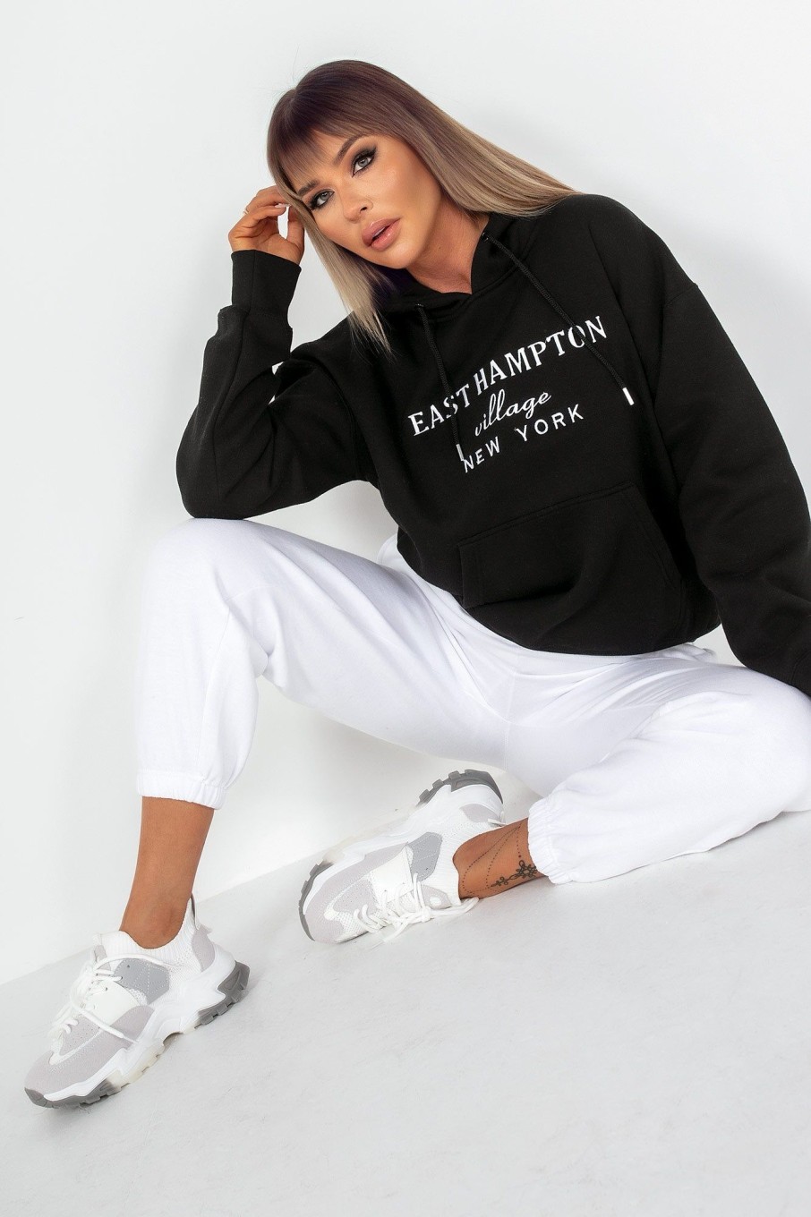 Clothing Style Wise | Lilah Black 'East Hampton' Hoodie