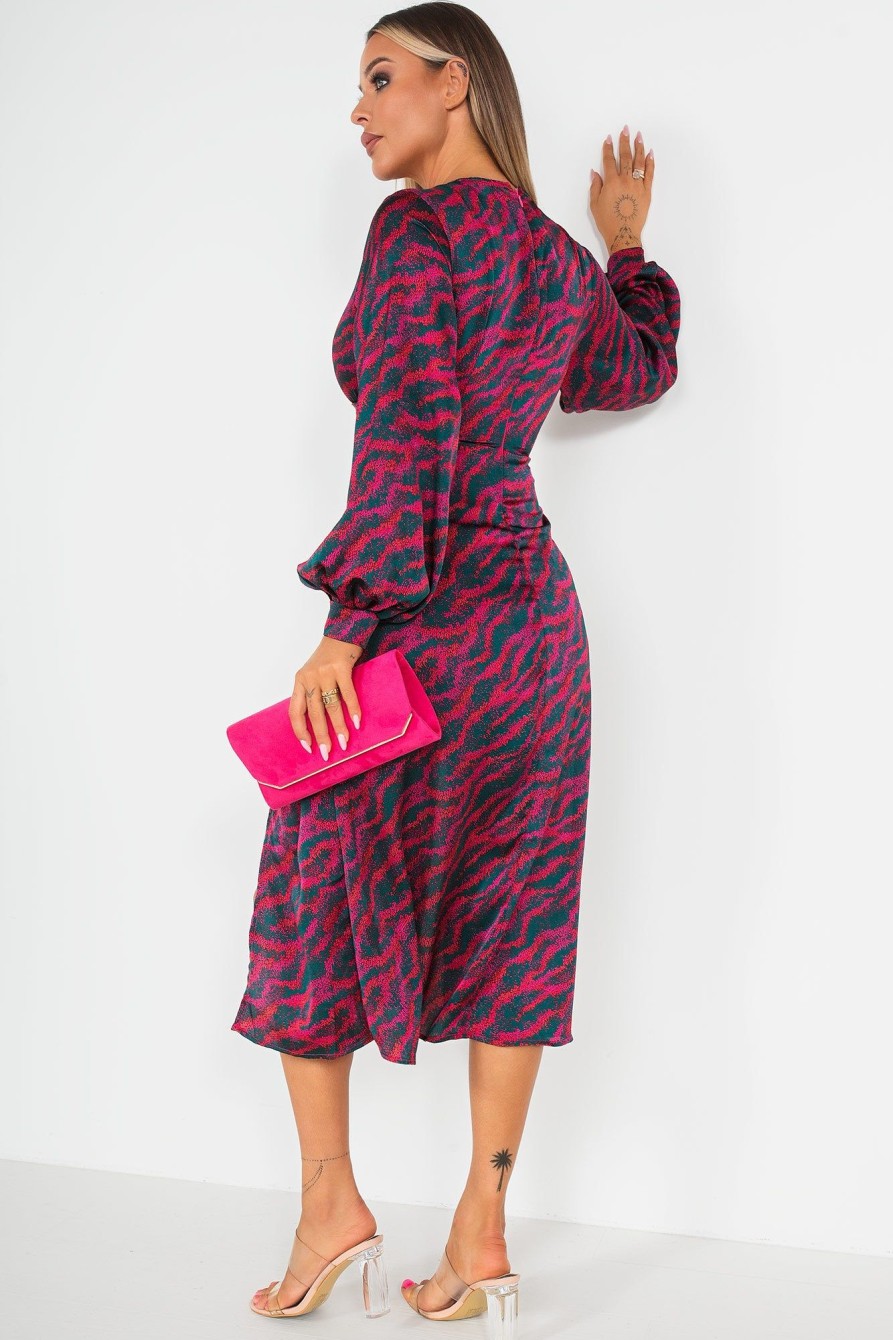 Clothing Girl in Mind | Girl In Mind Maddox Pink Print Dress