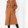 Clothing Willy Z | Sandy Tan Belted Coat