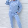 Clothing Style Wise | Zarina Blue 'French Riviera' Jogger Co Ord