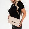 Clothing Koko | Amber Nude Clutch Bag