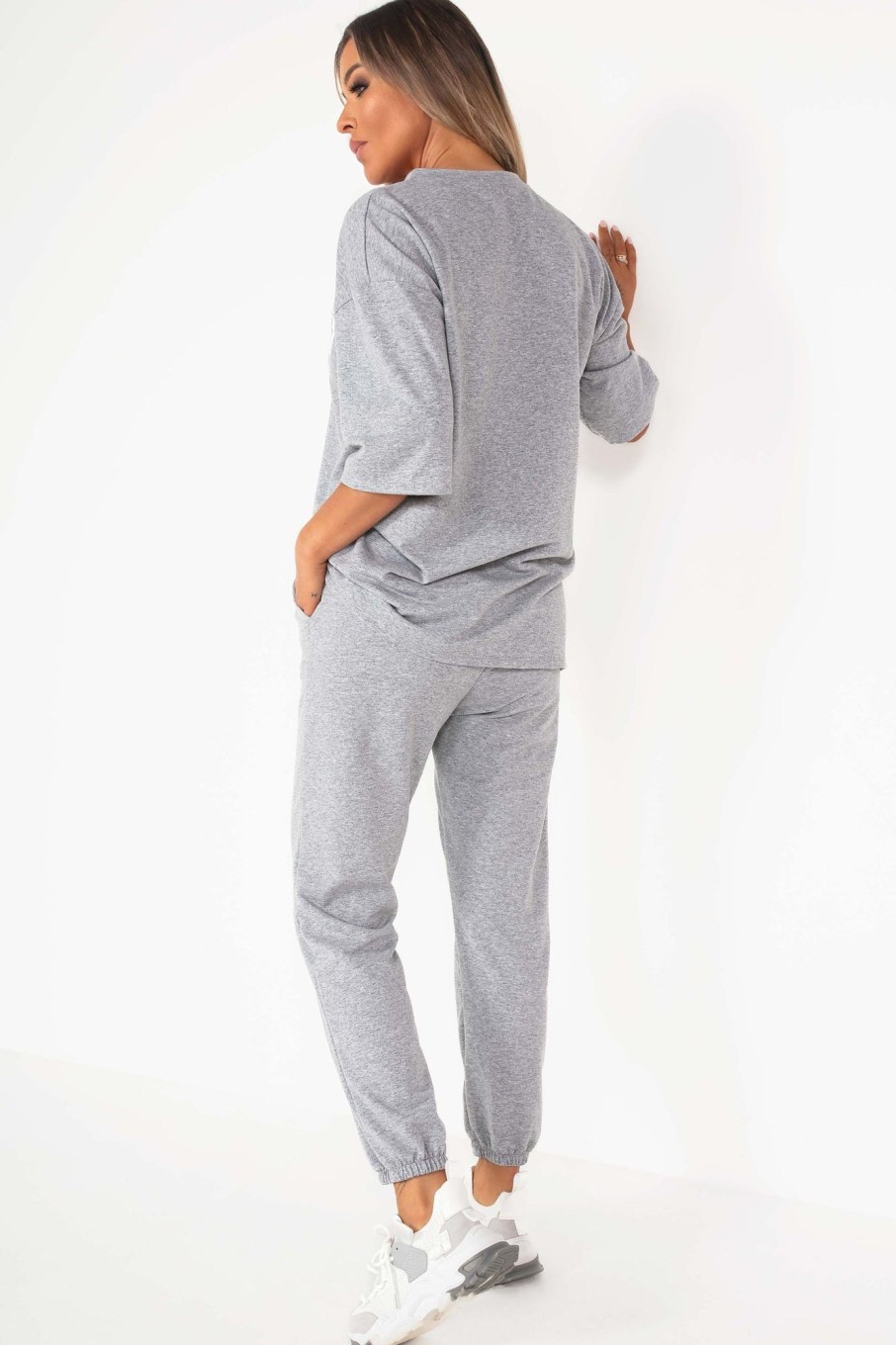 Clothing Willy Z | Lorenz Grey 'Los Angeles' Jogger Co Ord