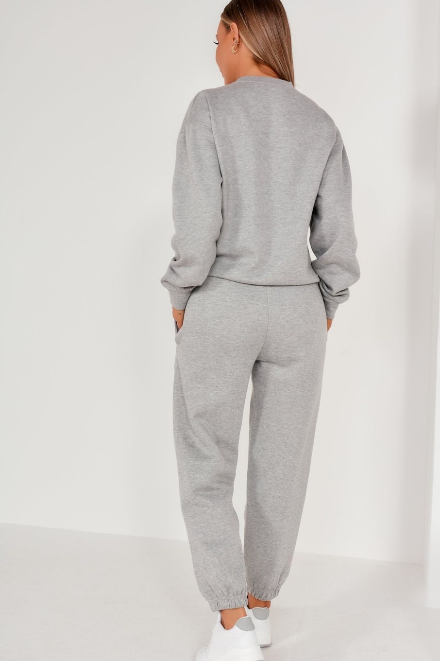 Clothing Style Wise | Carolina Grey Oversized Jogger Co-Ord