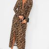 Clothing ally | Ida Camel Zebra Print Dress