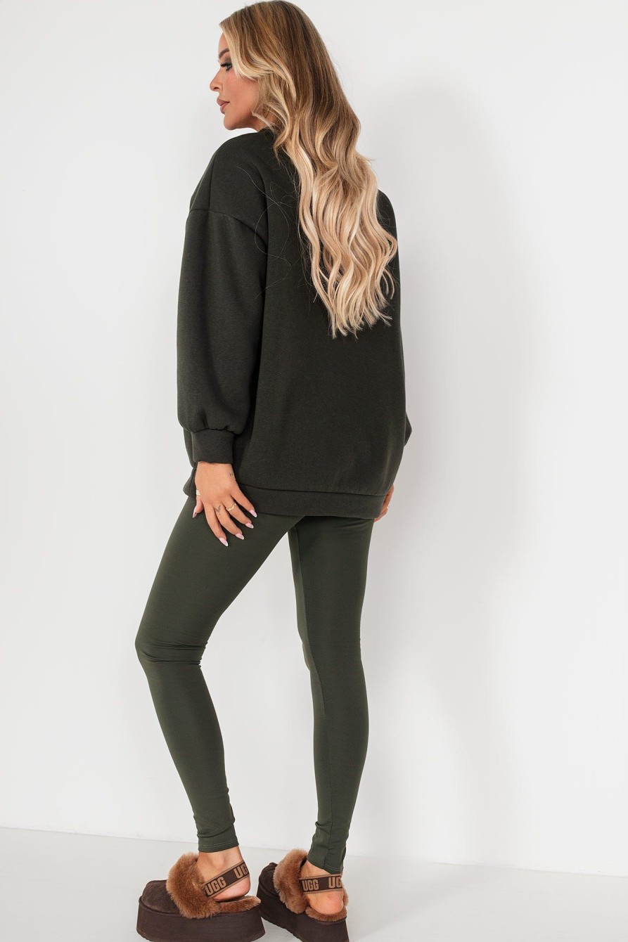 Clothing Willy Z | Rita Khaki Leggings Co Ord