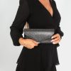 Bags Koko | Saoirse Black Diamante Clutch