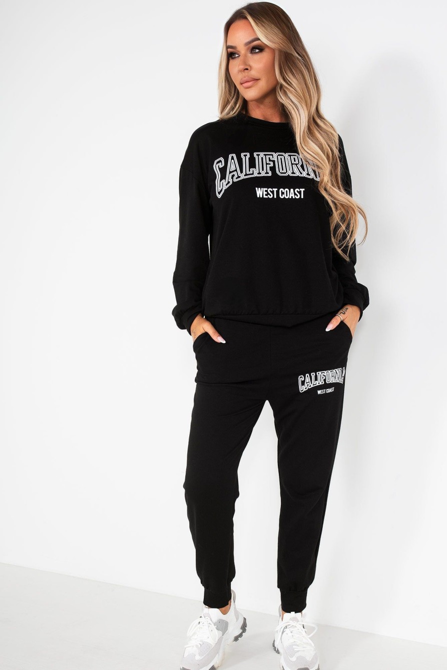 Clothing Willy Z | Oksana Black 'California' Jogger Co Ord