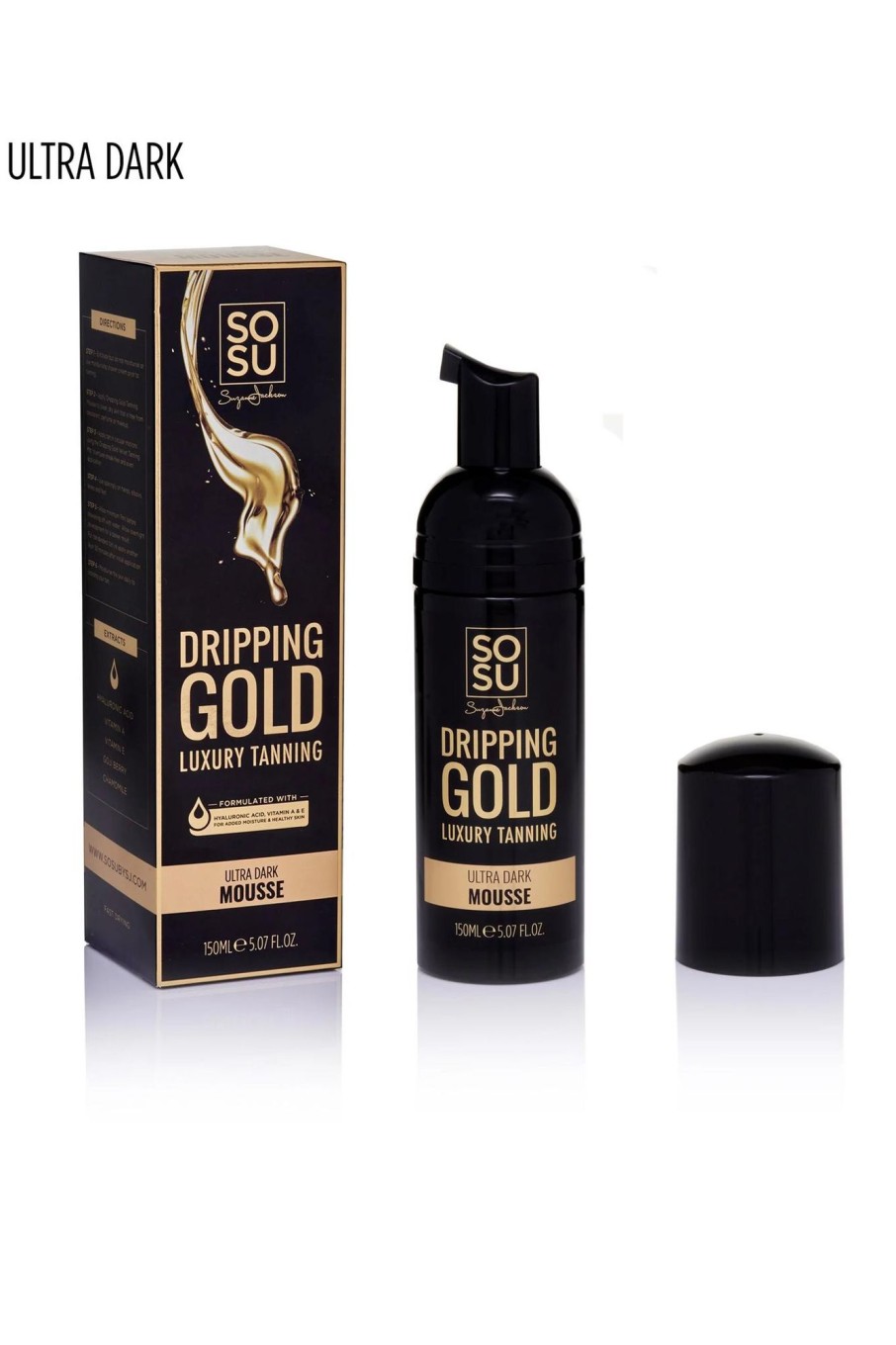 Beauty SOSU | Luxury Tanning Mousse Ultra Dark By Sosu Dripping Gold