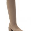 Clothing Ideal | Shoila Taupe Suedette Boots