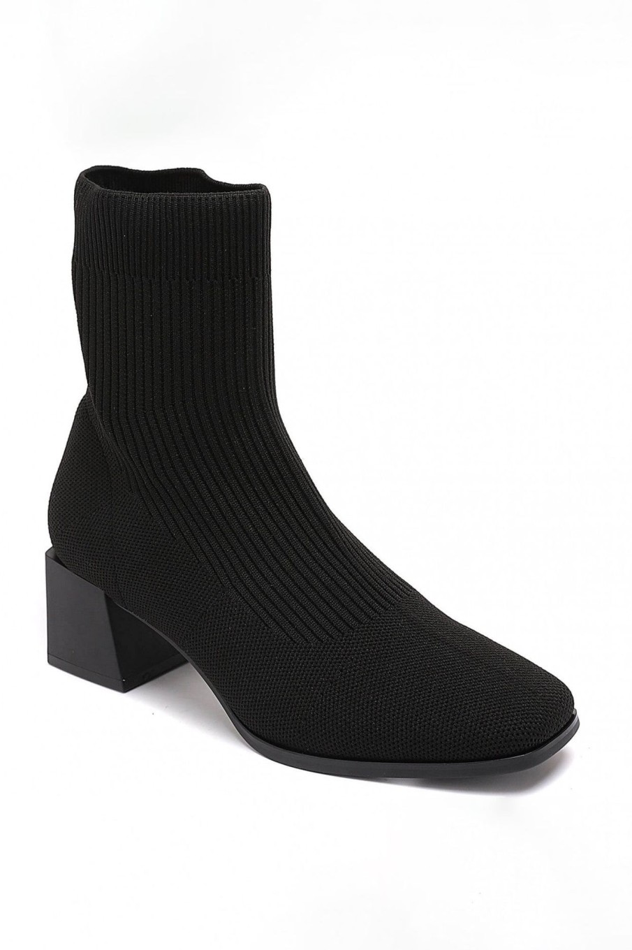 Clothing Ideal | Rowan Black Sock Boots