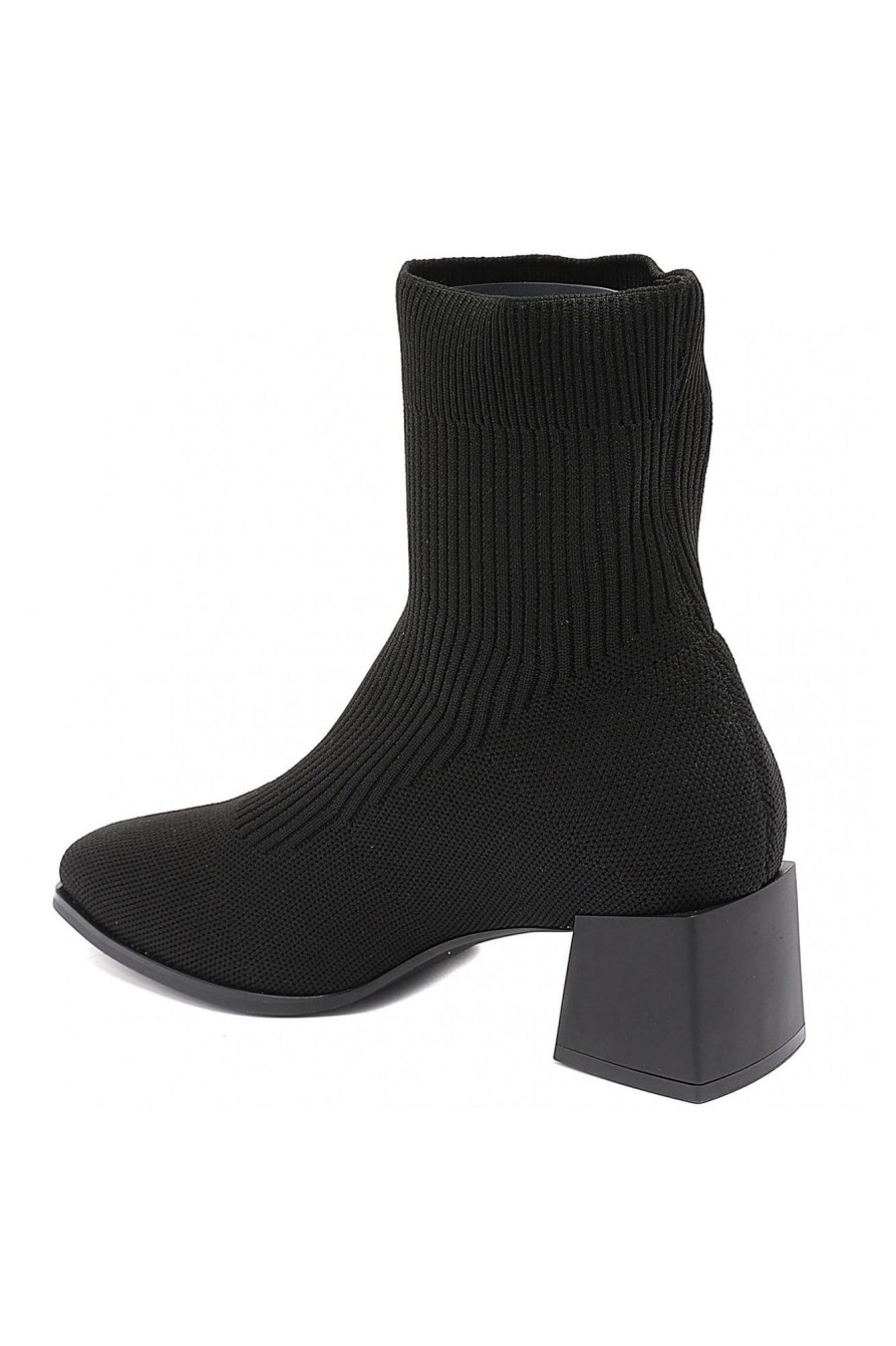 Clothing Ideal | Rowan Black Sock Boots