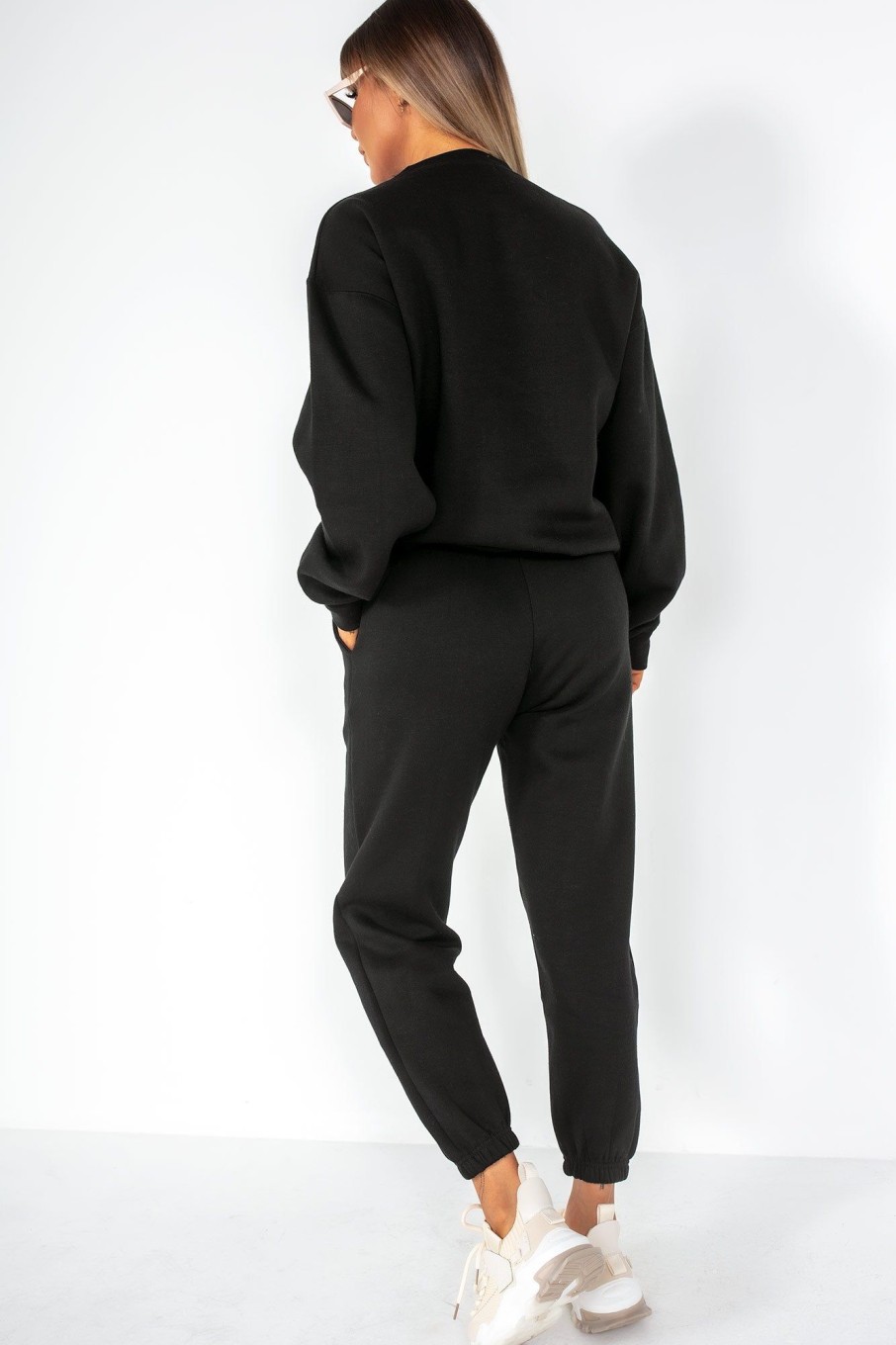 Clothing Style Wise | Casia Black 'Los Angeles' Jogger Co Ord