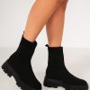 Clothing No Doubt | Hayden Black Sock Boots