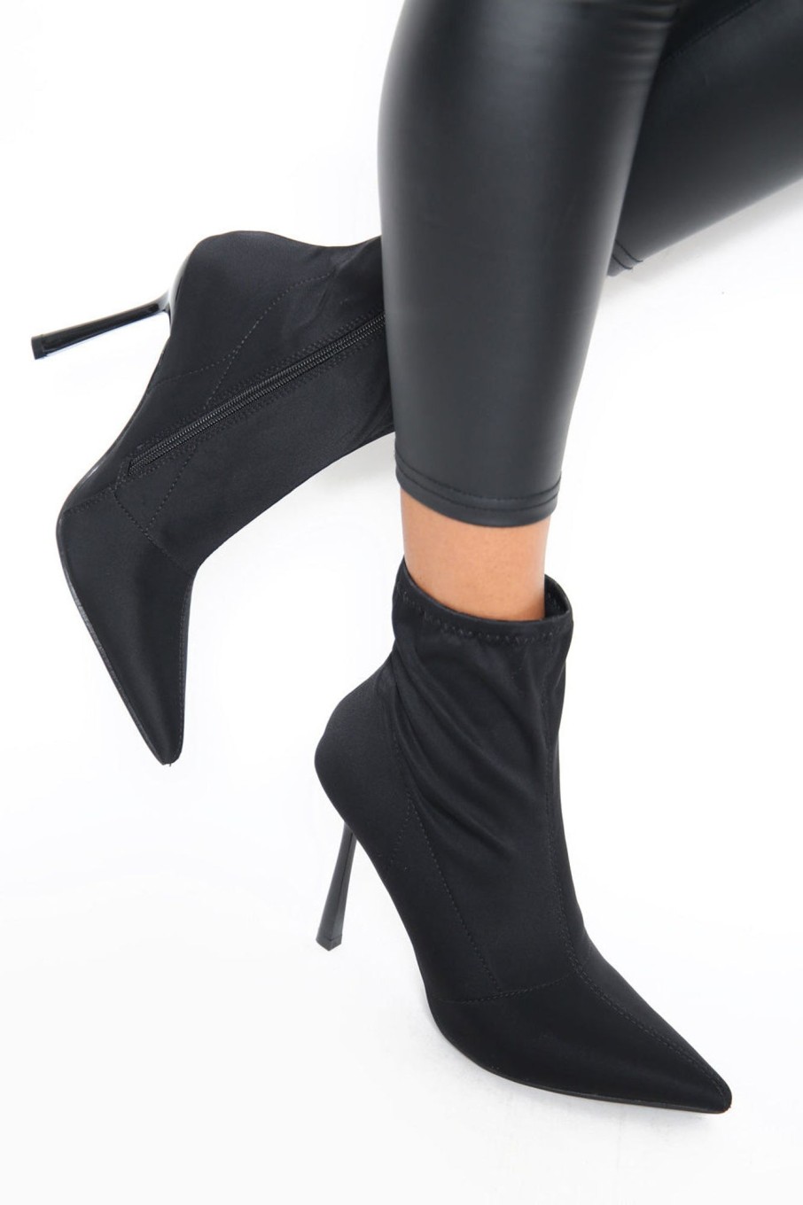 Clothing No Doubt | Clodagh Black Sock Boots