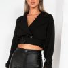 Clothing Willy Z | Claudelle Black Cropped Jacket