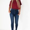 Clothing Zilene | Ester Dark Blue Skinny Jeans