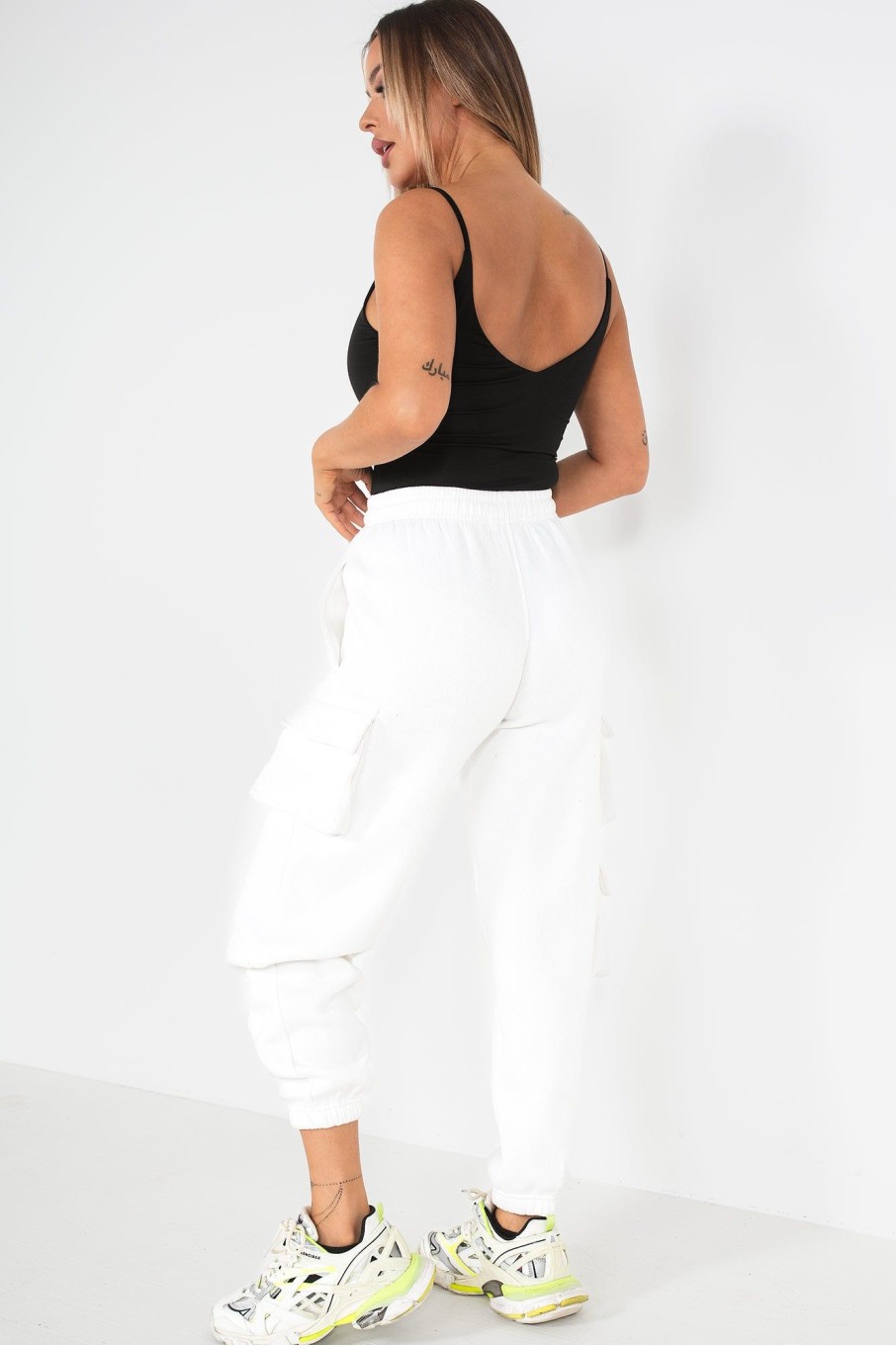 Clothing Style Wise | Zucca White Utility Joggers